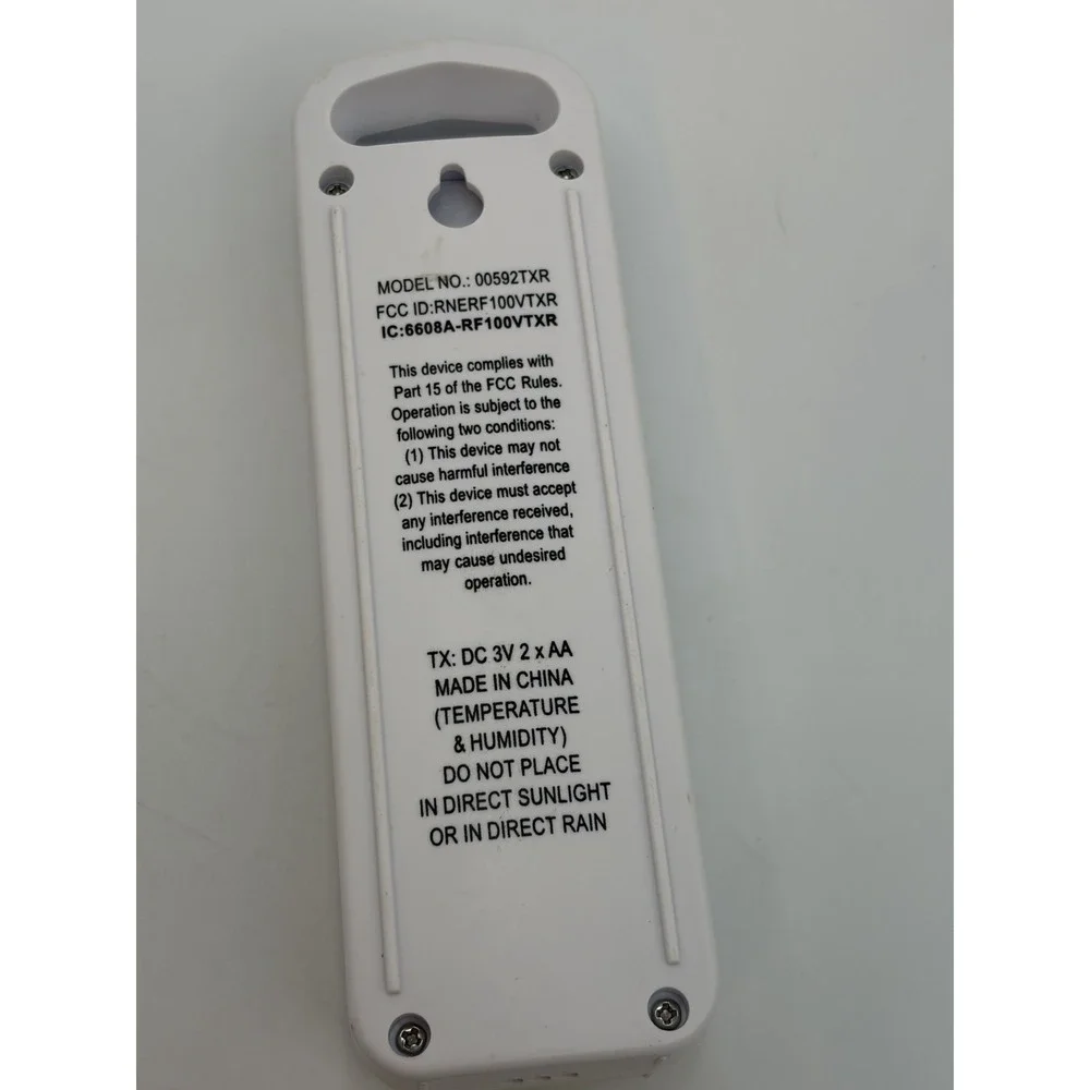 AcuRite Wireless Indoor Outdoor Temperature and Humidity Sensor A-B-C 00592TXR